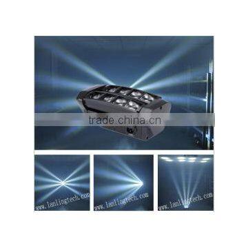 LED moving head light 8*3W mini spider led light