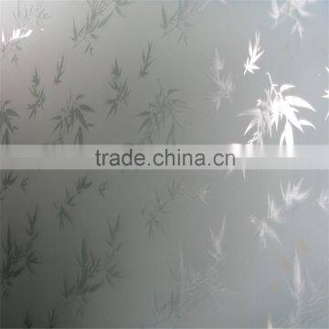 figure acid etched glass ,frosted glass pattern