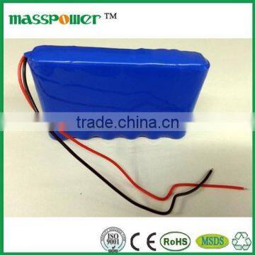 3.7V 13Ah 6 cell li-ion battery