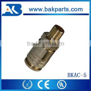 Air compressor Machine spare parts Price Copper Plating Golden Color 1/4" Quick Coupler