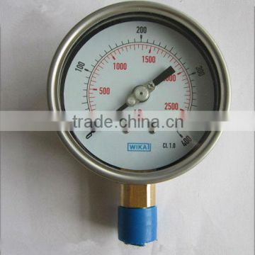 wika stainless steel pressure guage