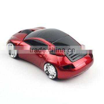 classic car shape wireless optical mouse,2.4ghz wireless fashionable car shaped mouse