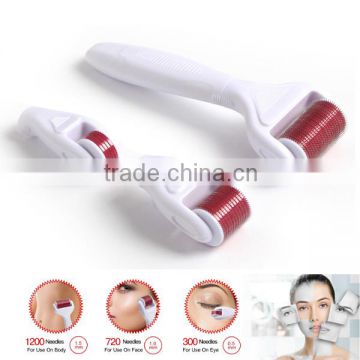 Wholesale factory price 3 in 1 derma roller stainless and titanium needle microneedling Skin Rejuvenation