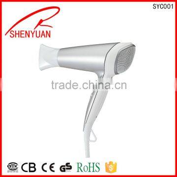 Mini Injection Foldable Household hair dryer over-heating protection dual voltage