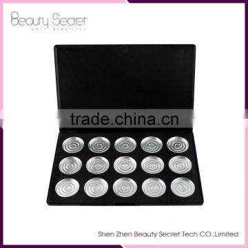 empty makeup compact aluminum cans 15pcs empty eyeshadow pan without MOQ