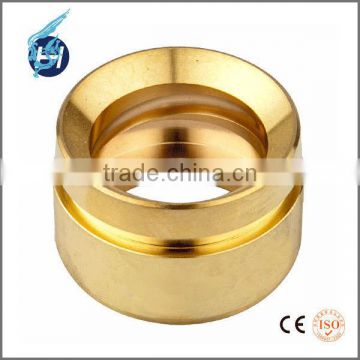 CNC lathe machining center machined brass material parts