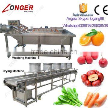 High Efficient Fruit and Vegetable Industrial Washer and Dryer Prices