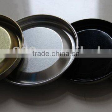 Metal tinplate stretch cap for wine tube