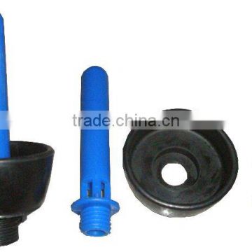 plastic cleaning head of jetter tray for milking system