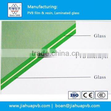 clear Tempered Laminated glass for security & safety glass