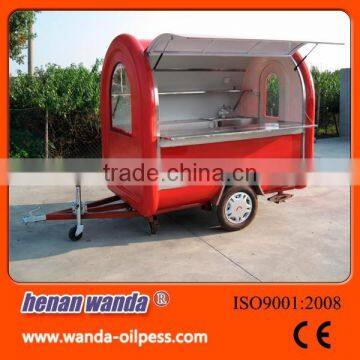 WANDA hot seller Multifunctional Mobile Food Cart