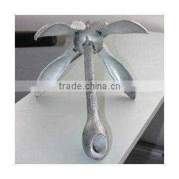 Galvanized or Stainless Steel Folding Anchor