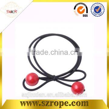 Women fashion hair accessory ,elastic hair band with ball