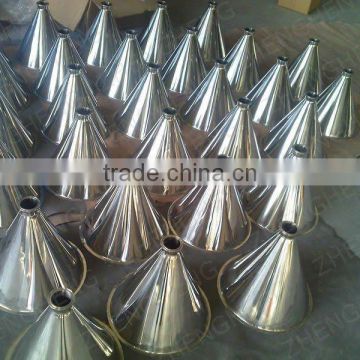 Stainless steel funnel with triclamp and fittings