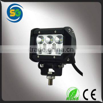 4*4 accessories double row 12v 18w led work light, led light bar 18w mini light for motor