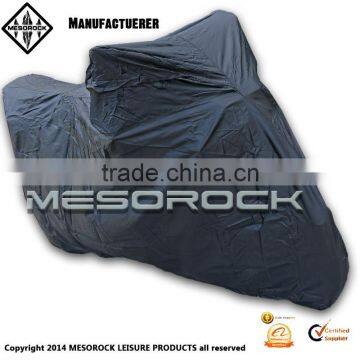 waterproof black polyester motorcycle cover