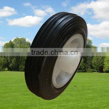 4inch Small Rubber Solid Wheel for Shopping Cart