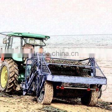 hot sale, good quality, tractor towed beach cleaner beach cleaning machine