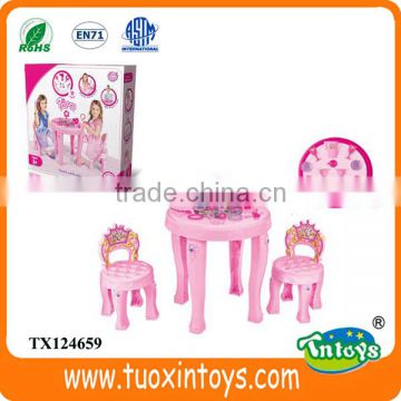 children kindergarten furniture toys princess study table and chair set