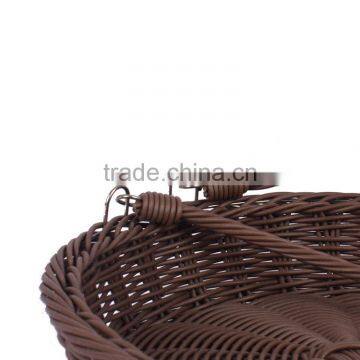 Large Size Fruit Vegetable Used Cheap Wholesale Plastic Wicker Baskets With Handles photo-6