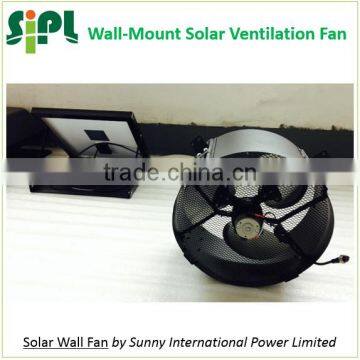 SUNNY FAN SN2015011 14 Inch 20 Watt Wall Mounted Solar Heat Exhaust Fan Air Extractor Ventilation Fan Blower photo-5