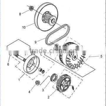 500/700CC HISUN ATV CVT Hypo Clutch (Driven) photo-4