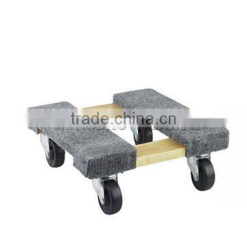 12"X12" Mover Dolly WITH GREY CARPET ENDS
