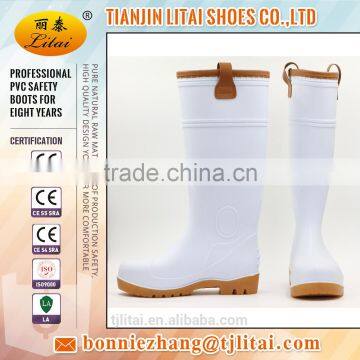 Warm PVC boots with handle