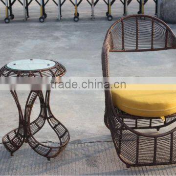 Outdoor Coffee Shop Wicker Table And Chairs Furniture photo-5