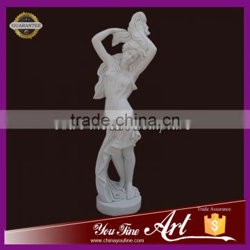 Life Size Female Marble Garden Statue