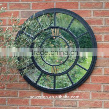 Wrought Iron Decorative Small Round Mirror photo-3