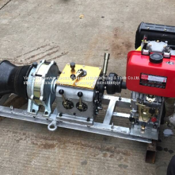 Дизельный лебедка с двигателем photo-3