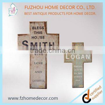 Customized Printing Wood Craft Crosses/ Cross Wall Hangings for Sale photo-5