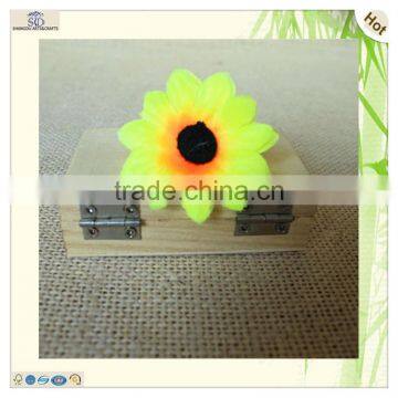 Shabby Chic Portable Carrying Magnet Close Wood Box photo-6