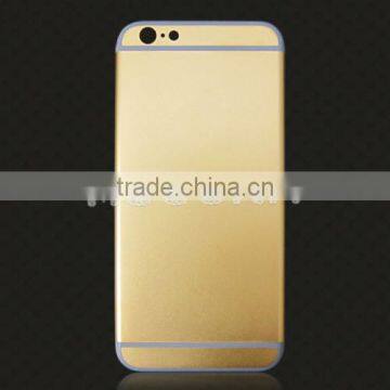 Original 24k Gold for Iphone 6/plus Matt Finish Housing Back Cover for Apple,24k for Iphone 6 Gold Housing photo-2