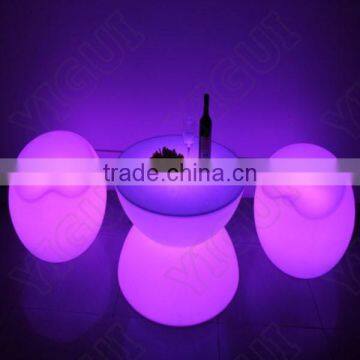 Waterproof night club flashing relaxing chairs