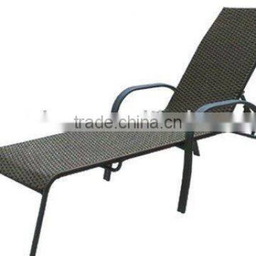 rattan chaise lounge