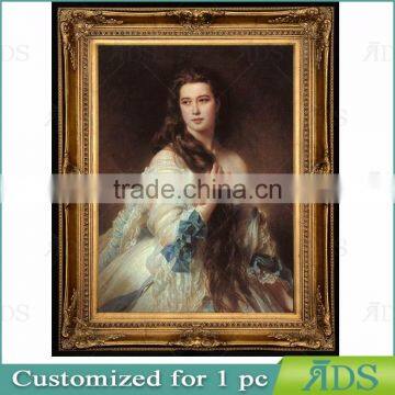 Pop Art Oil Painting Fat Woman photo-2