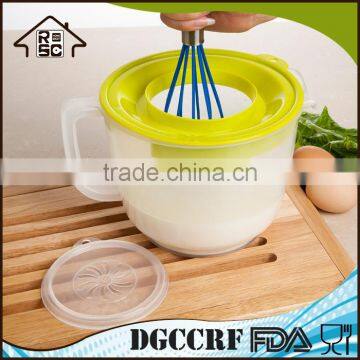 Plastic Measuring Pitcher,Mix & Pour Measuring Pitcher With Lid,BPA Free Plastic Pitcher photo-4