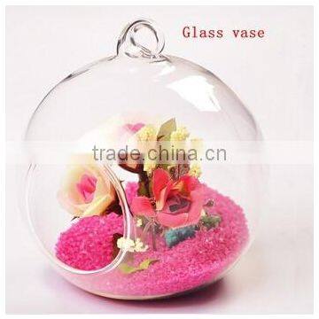 Unique Hanging Crystal Glass Flower Vases photo-3