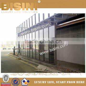 Landscape Engineering Project Packaging and Construction, Construction for Steel Structure and Glass Office(BF08-Y10035)