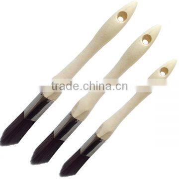 Stainless Steel Tapered Filament Brush Paint Wooden Handle Triangle Paint Brush photo-4