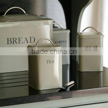 Bread Bin and Tea Coffee Sugar Canister for Sale