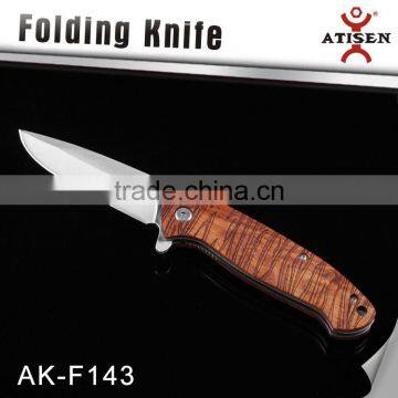 3Cr13 Blade Camping Knife With Wood Handle Pocket Knife Tools