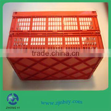 3 Plastic folding crate plastic fruit crates plastic collapsing folding crate