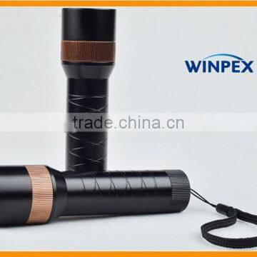 New Design High power LED flashlight with lanyard & fucus