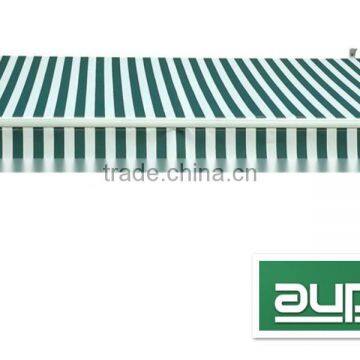 Half cassette pvc stripe tarpaulin for awning(manual)