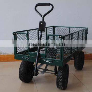 500kg pneumatic wheel heavy duty agriculture garden tool cart