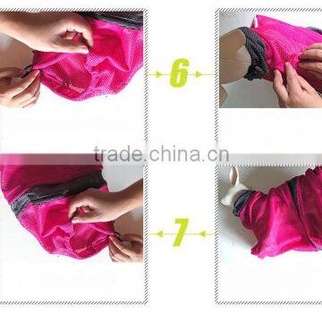 Zipper Mesh Pocket Clean Cat Bath Cage Pet Cat Clean Bag photo-3