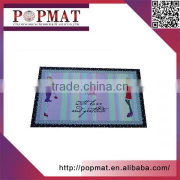 Wholesale Non-slip Bathroom Floor Mat Cotton-imitated Velvet Large Door Mat photo-3